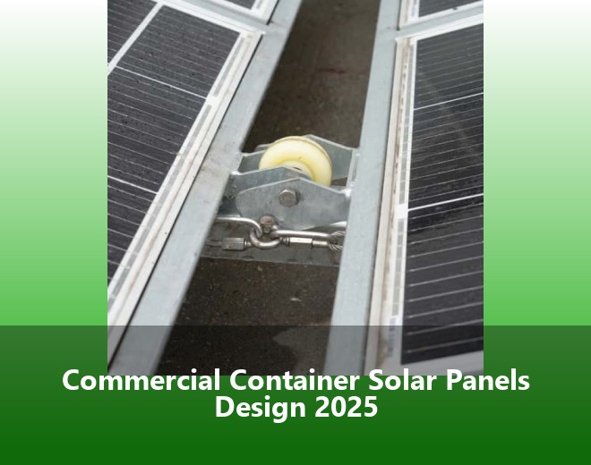 Commercial Container Solar Panels Design 2025